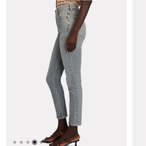 AGOLDE Gray Nico High-Rise Skinny Jeans Size 26 - Picture 4 of 14